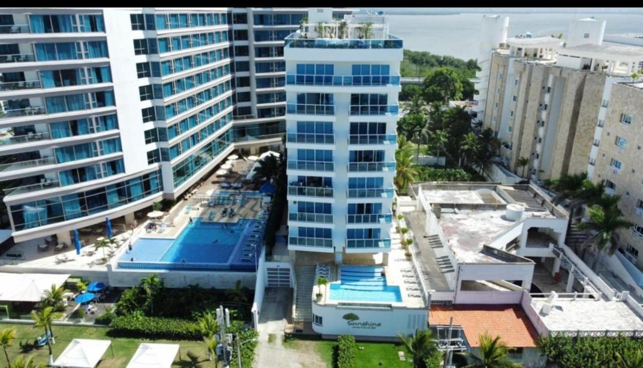 Luxury Apartment, Sector Morros, Vista Y Salida Al Mar Edificio Sunshine Cartagena ภายนอก รูปภาพ
