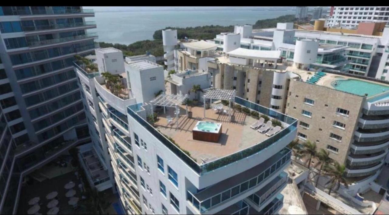 Luxury Apartment, Sector Morros, Vista Y Salida Al Mar Edificio Sunshine Cartagena ภายนอก รูปภาพ