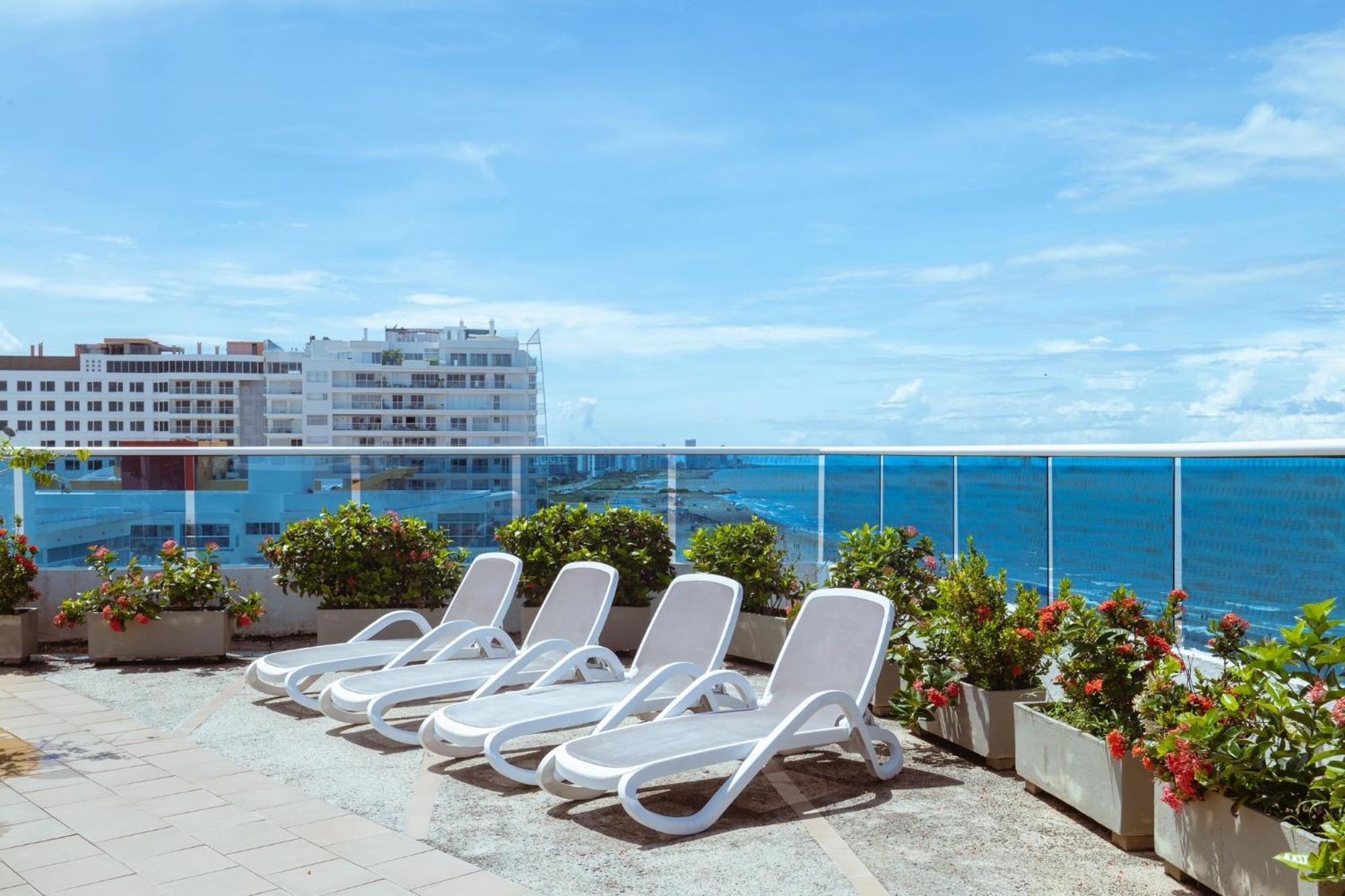 Luxury Apartment, Sector Morros, Vista Y Salida Al Mar Edificio Sunshine Cartagena ภายนอก รูปภาพ