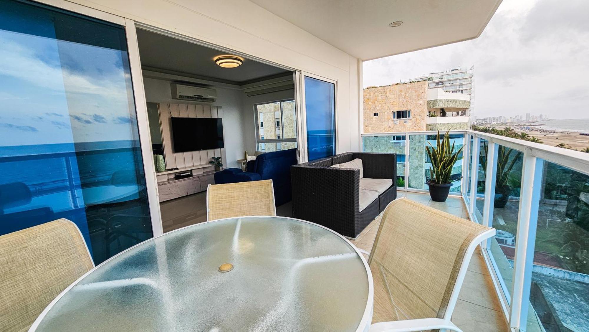 Luxury Apartment, Sector Morros, Vista Y Salida Al Mar Edificio Sunshine Cartagena ภายนอก รูปภาพ
